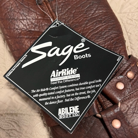 COPY - Sage western leather Boots size 9 woman’s - Picture 5 of 5